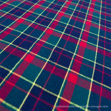 Check Flannel Fabric/Cotton Flannel Fabric/Printed Brushed Fabric